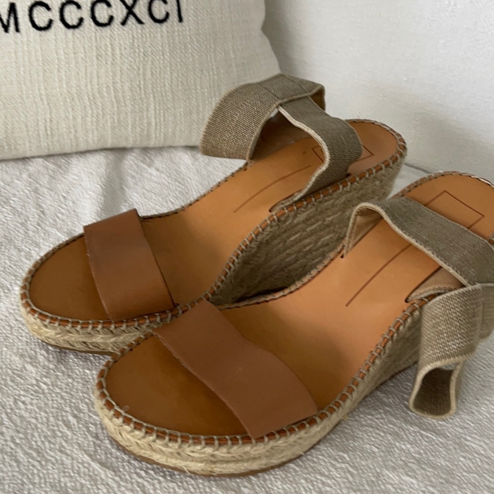 Dolce Vita Leather Platform Sandals